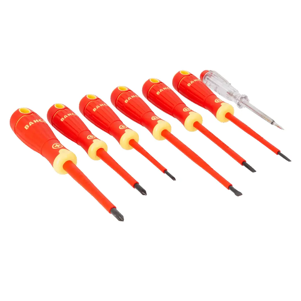 BAHCO SCHROEVENDRAAIERSET VDE SL/PH 7 DELIG
